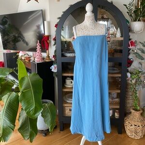 Nwt blue midi dress